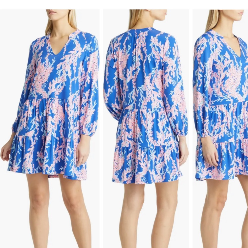 Lilly Pulitzer Tracey Long Sleeve Tiered Dress